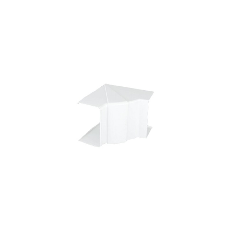 angle exterieur variable pour goulotte 1 compartiment 90x55 blanc