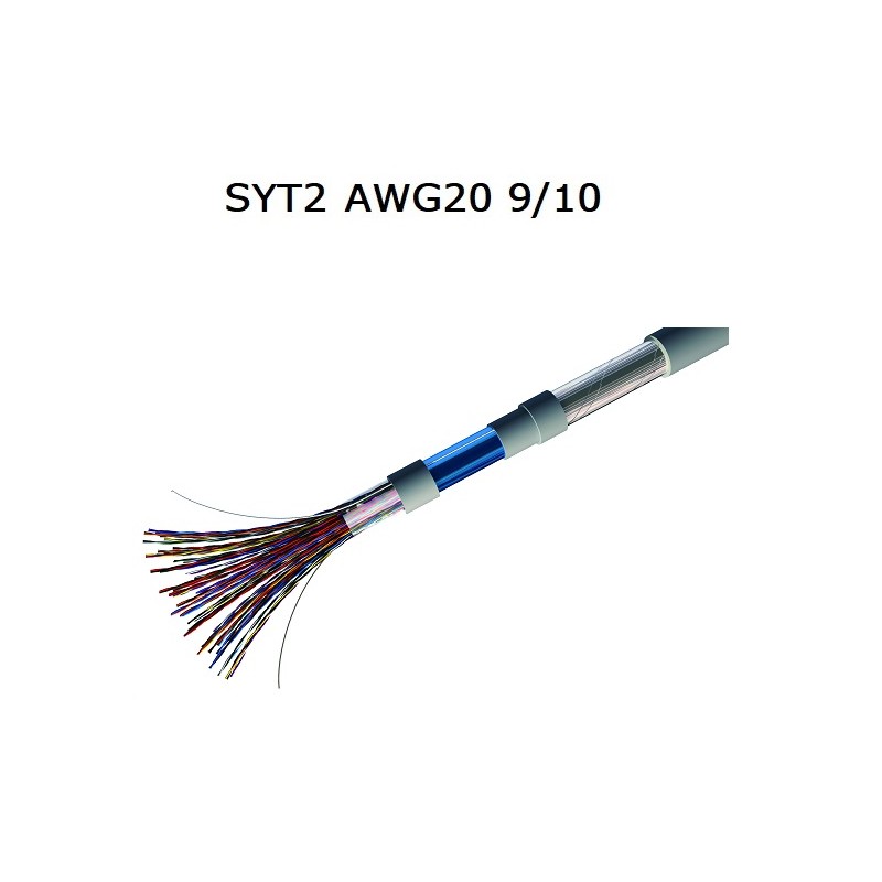 Cable telephonique SYT2 56 paires AWG20 GRIS (56 paires 9/10)