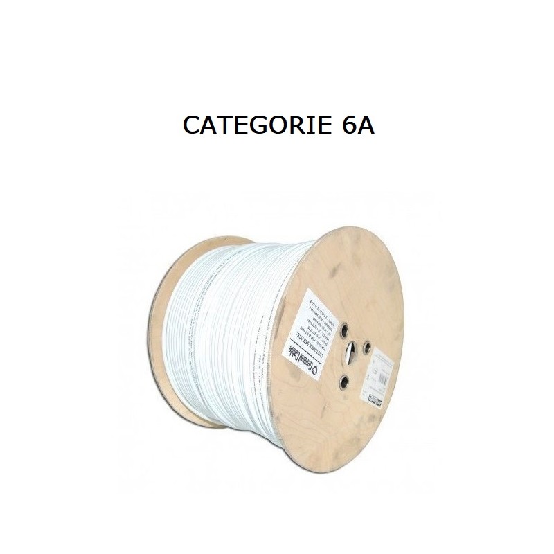 CABLE F/UTP 2x4P CAT6a 500