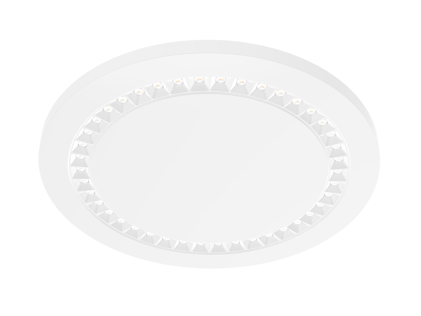 plafonnier blanc circulaire design